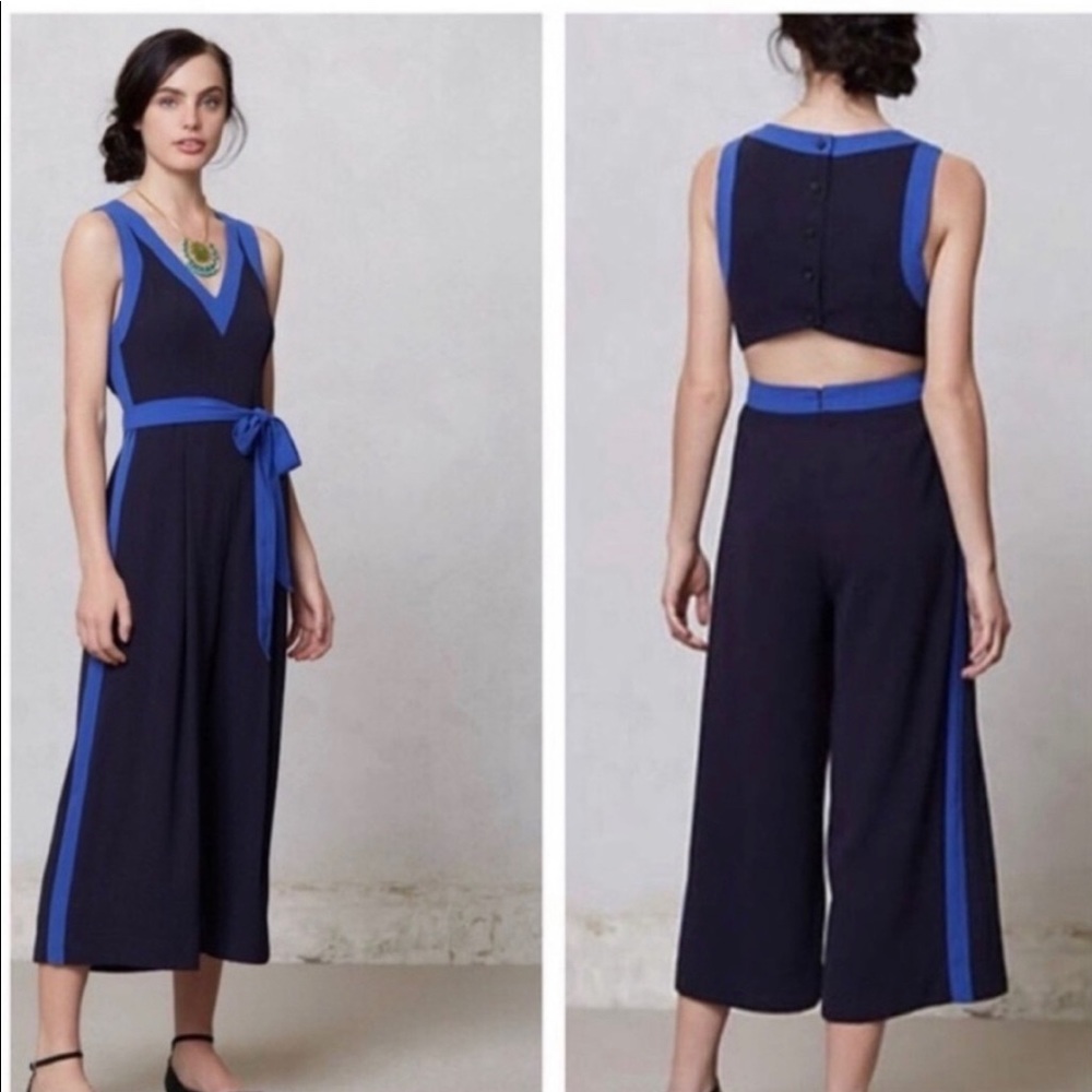 Anthropologie Elevenses Beca Jumpsuit Size 4